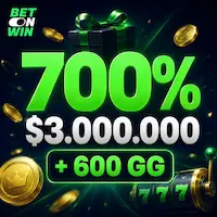 Activa tu bono de bienvenida 700% hasta $3.000.000 + 600 GG